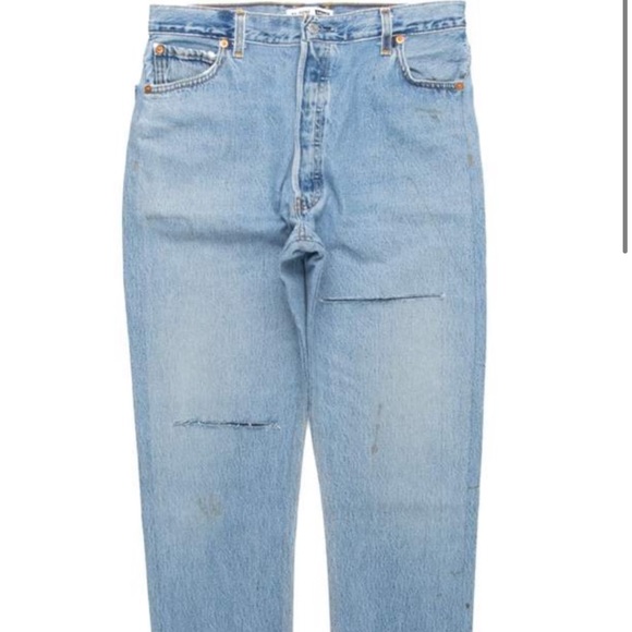 Re/done High Rise Ankle Crop Reconstructed Levi’s - Picture 10 of 12